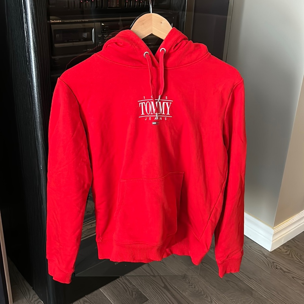 Tommy Hilfiger Red Pullover Hoodie